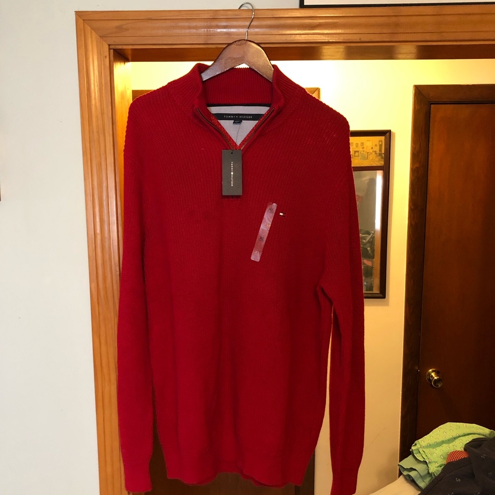 NWT Tommy Hilfiger Red Sweater - XL Tall